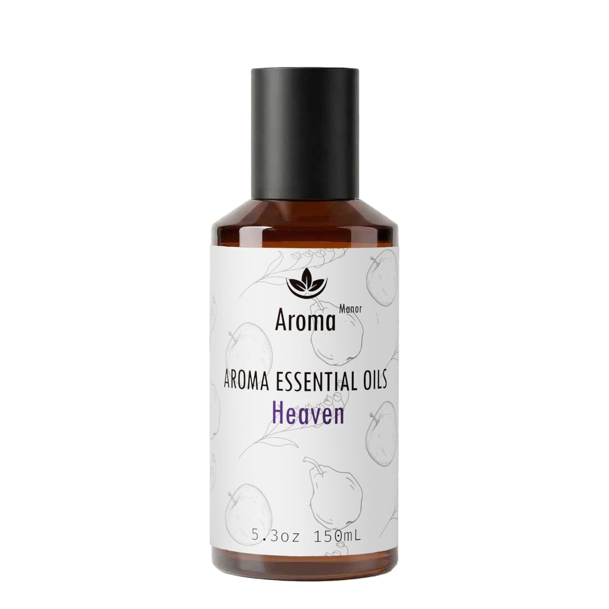 Aroma Manor front bottle showing elegant packaging and clear volume benefit