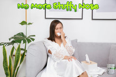 Aromatherapy steam with menthol crystals