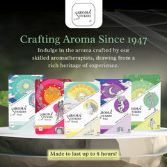 AROMA STICKERS Refresh sticker close-up recharges daytime energy.