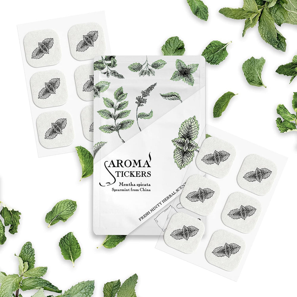 AROMA STICKERS Spearmint packaging – front view