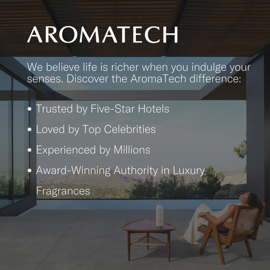 Close-up of the AromaTech Between The Sheets bottle