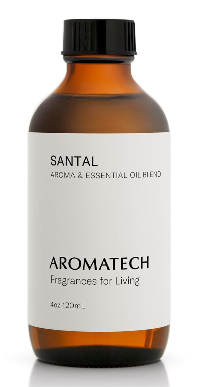 Bottle of AromaTech Santal essential oil blend for ultrasonic diffusers