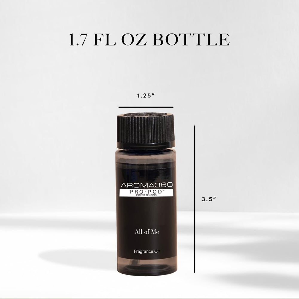 Front view of Aroma360 All of Me Pro Pod Fragrance Oil Bottle