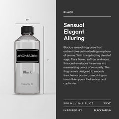 Aroma360 Black Diffuser Oil Diffuser in room creating calming ambience