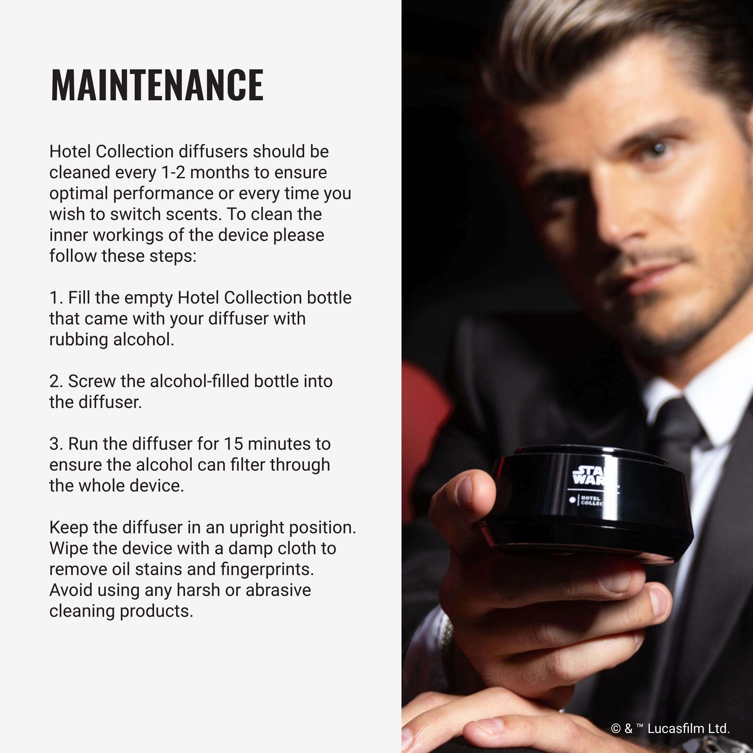 Aroma360 Black-side edition diffuser with sleek finish for any car.