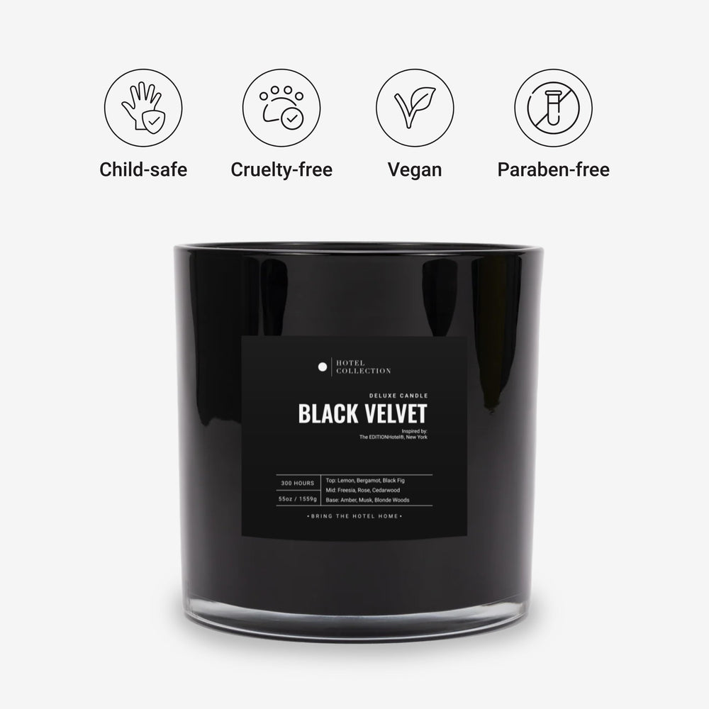 Aroma360 Black Velvet wax closeup highlights premium cruelty-free wax craftsmanship.