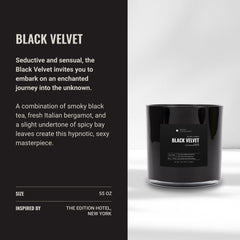 Aroma360 Black Velvet wick multi-wick close-up for strong fragrance throw.