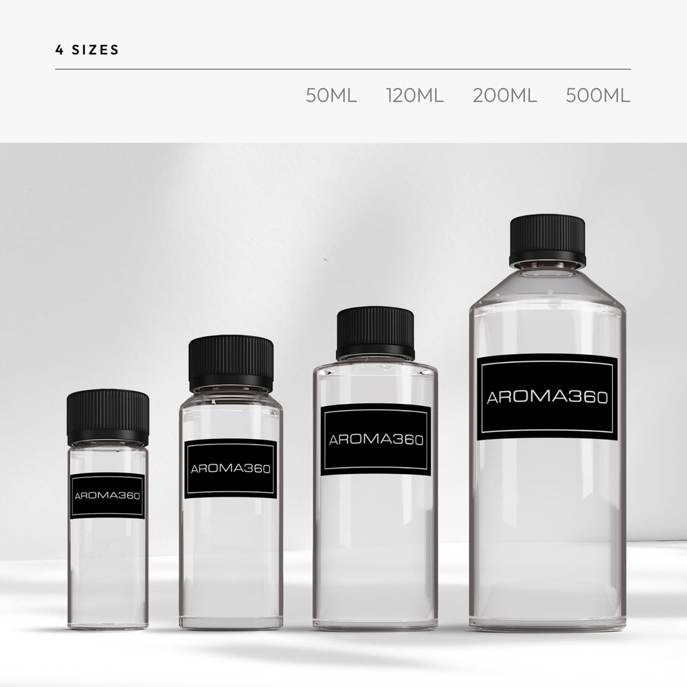 Aroma360 Blue amber and santal notes create confident, inviting atmosphere