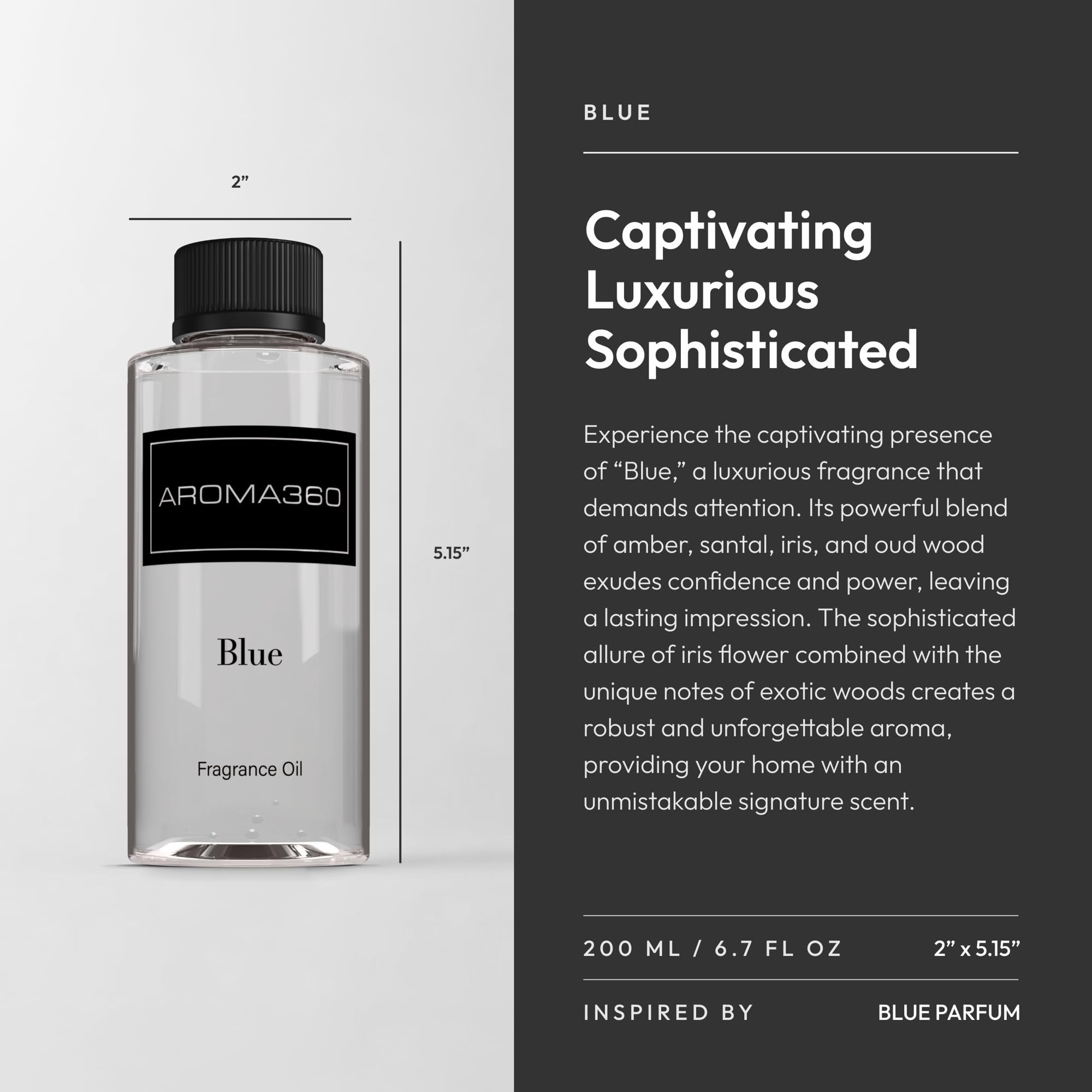 Aroma360 Blue Diffuser Oil setup in living room creating inviting atmosphere