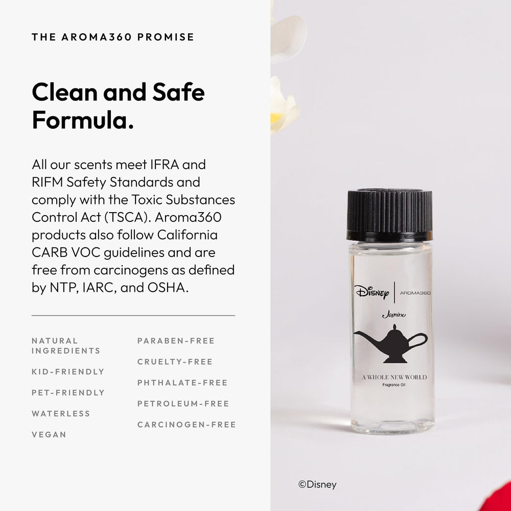 Hotel-inspired Aroma360 diffuser oil bottle