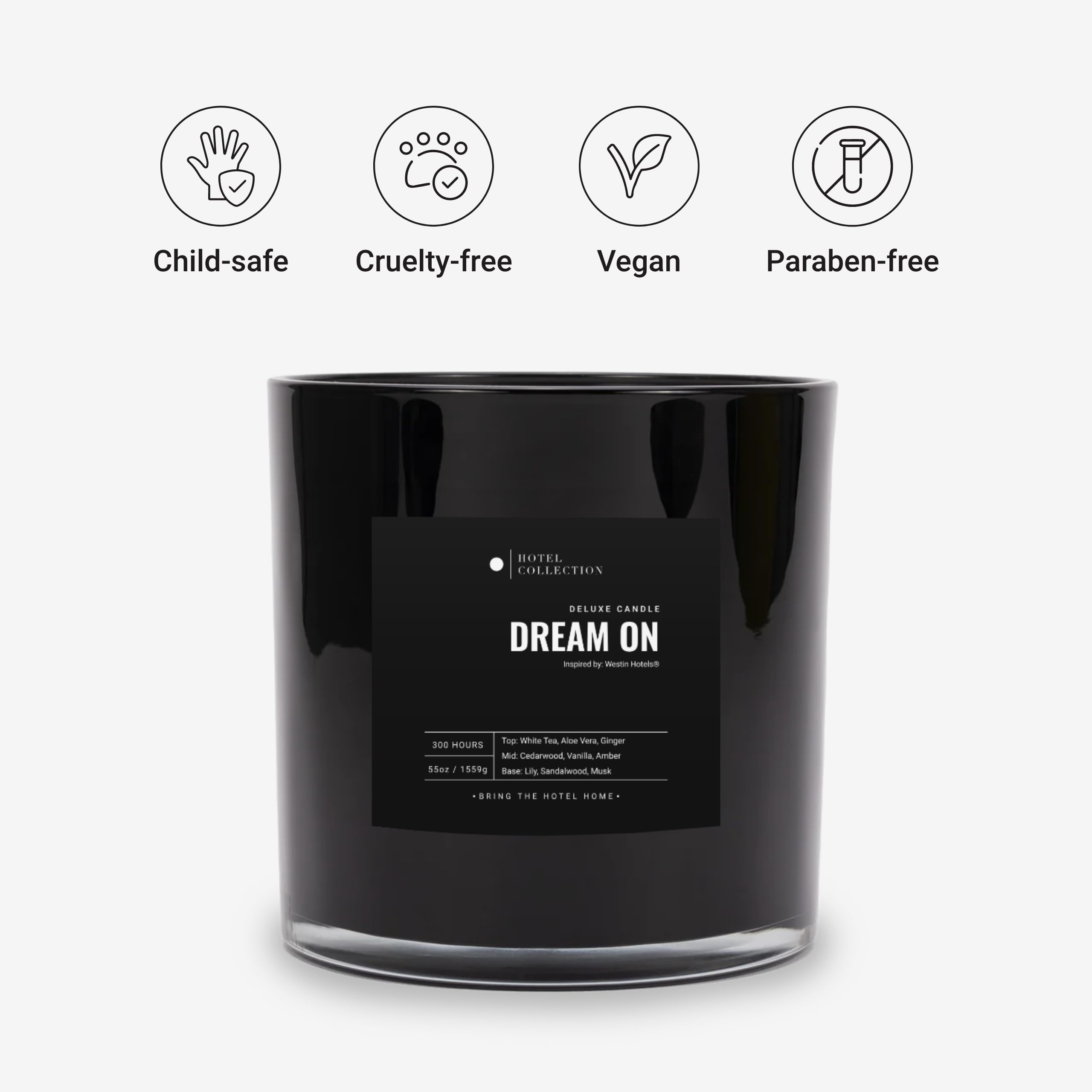 Aroma360 Dream On Deluxe candle multi-wick close-up highlighting even burn