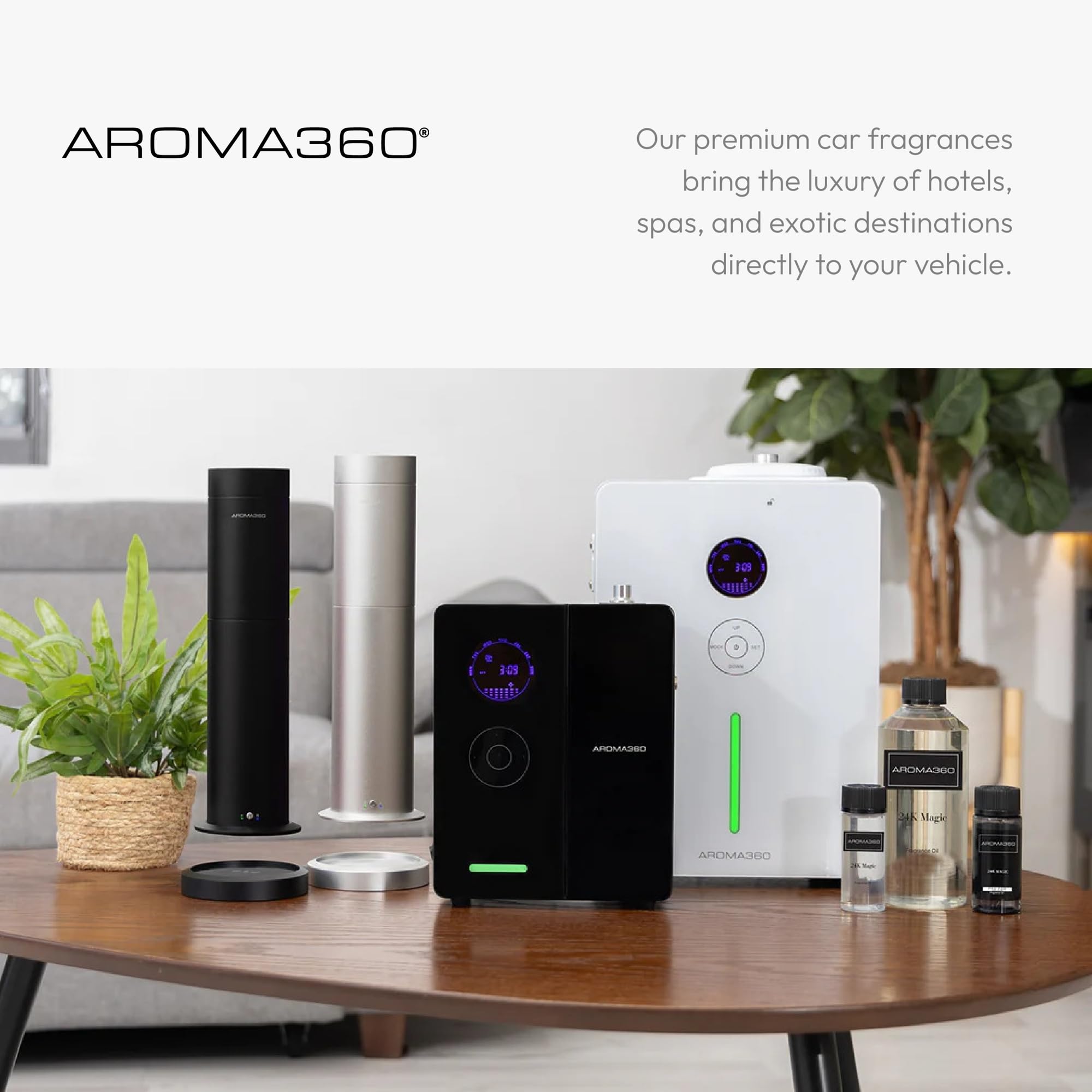 Aroma360 Fly 20mL diffuser oil supports versatile car aromatherapy.