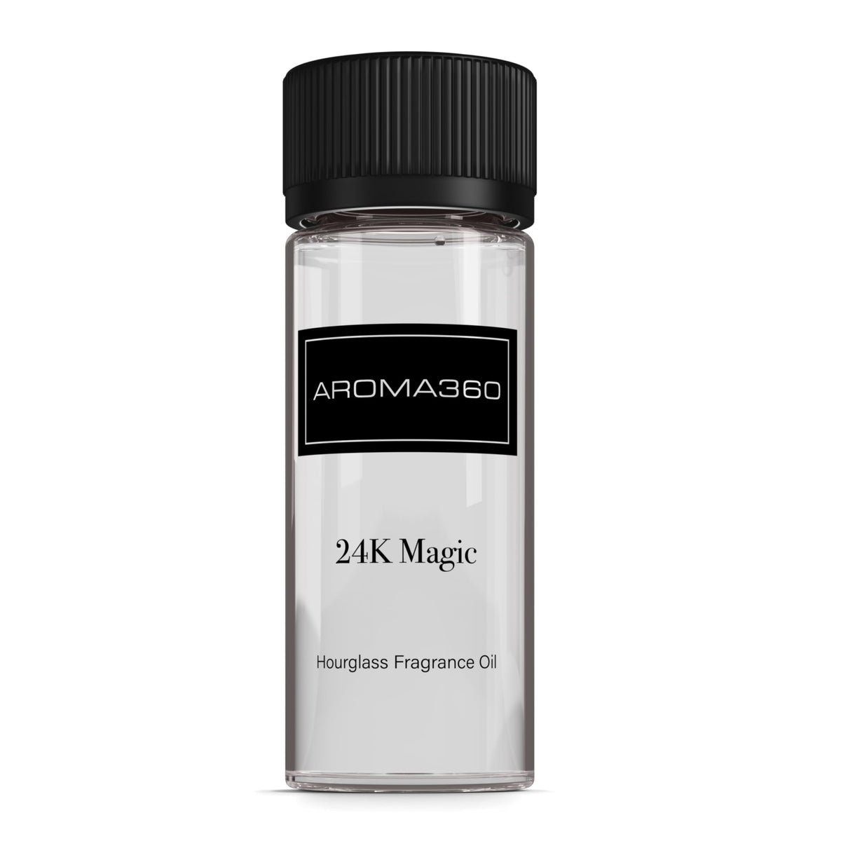 Aroma360 hourglass diffuser setup, showcasing sleek design for a premium at-home fragrance.