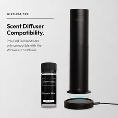 Minimalist display of Aroma360 Marquee Moon Pro oil