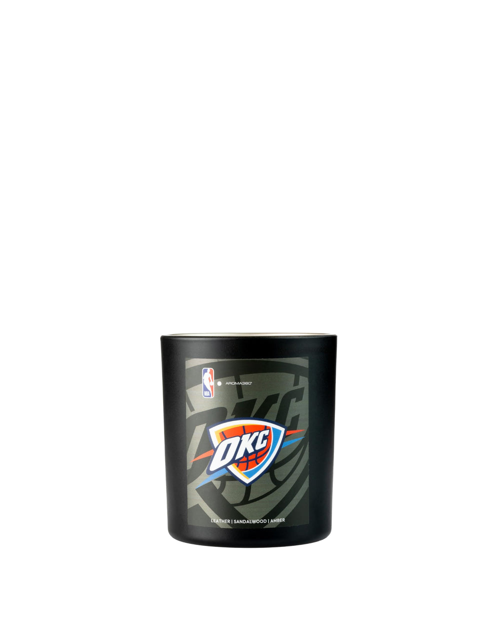 Aroma360 NBA Oklahoma City Thunder My Way Candle 14oz for game-day ambiance and long-lasting aroma.