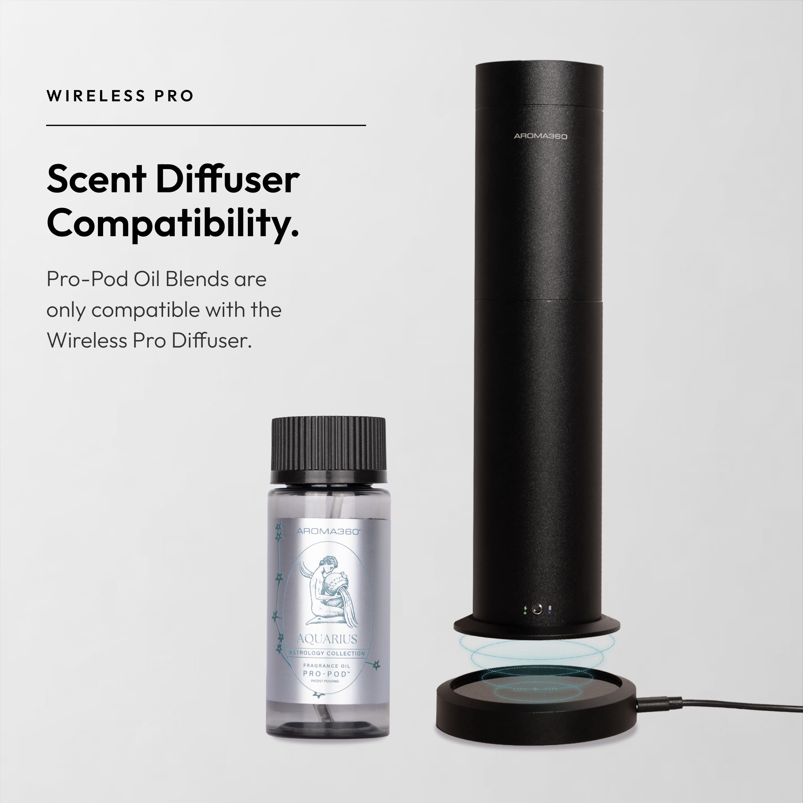 Aroma360 Pro Pod Aquarius Bedroom Ambiance image calm nighttime relaxation