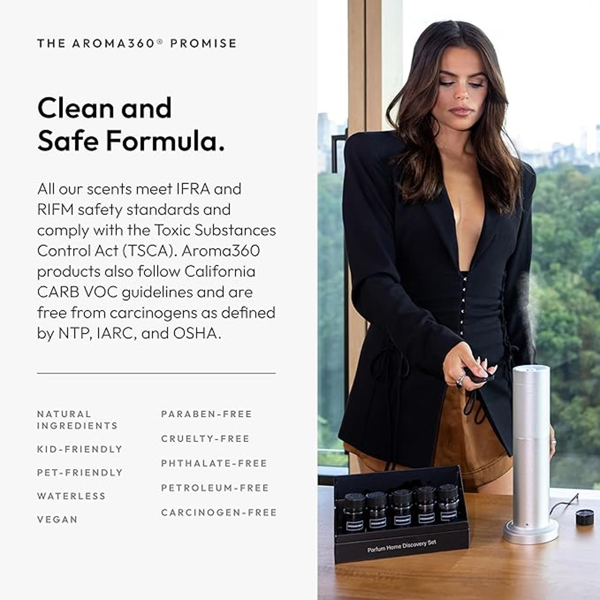 Aroma360 Pro Pod luxury hotel scent vibe in modern living space