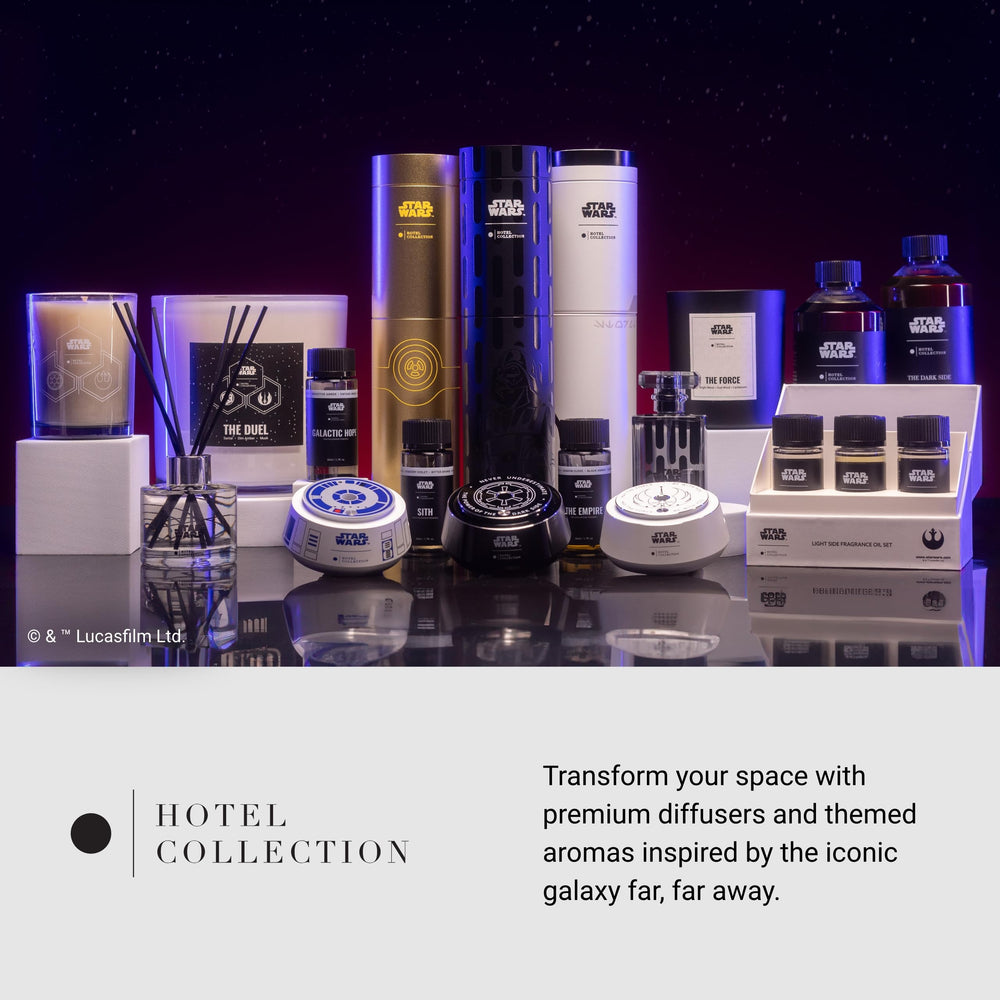 Aroma360 Star Wars Empire diffuser with glossy finish for ambient in-vehicle scent.