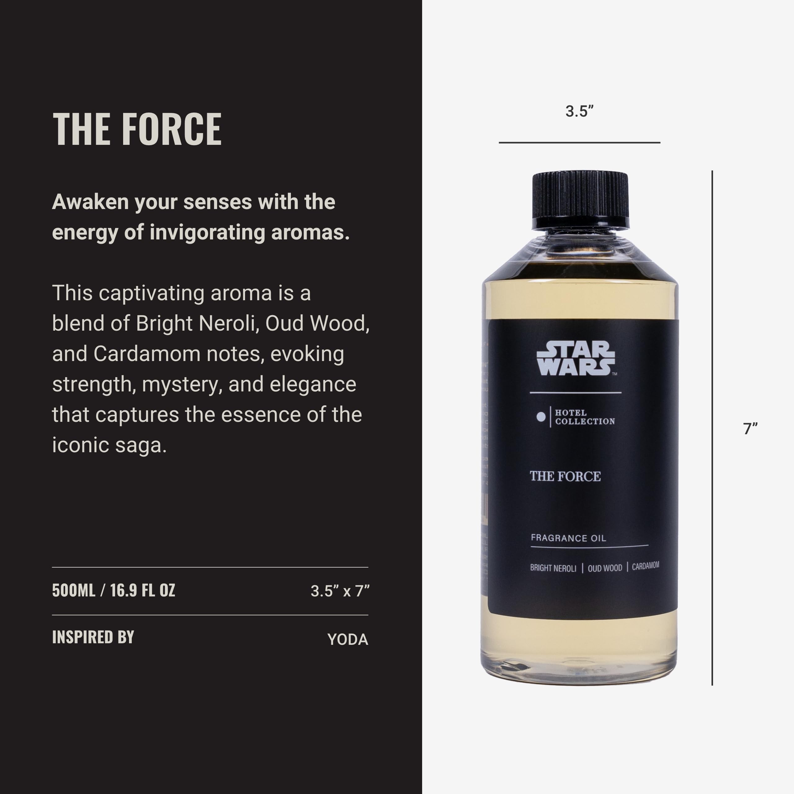 Aroma360 Star Wars The Force diffuser mist demonstrates room fragrance
