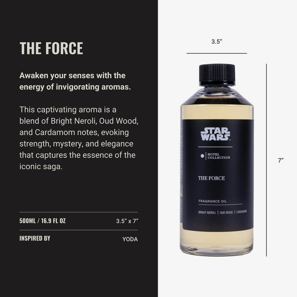 Aroma360 Star Wars The Force diffuser mist demonstrates room fragrance