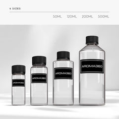 Aroma360 Summer Breeze 120mL in a stylish bathroom setting
