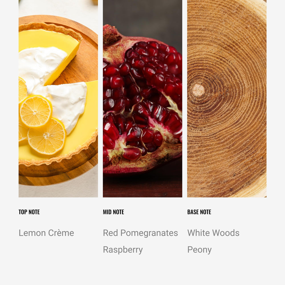 Aroma360 Sweetest Taboo Deluxe candle berry and pomegranate note in view