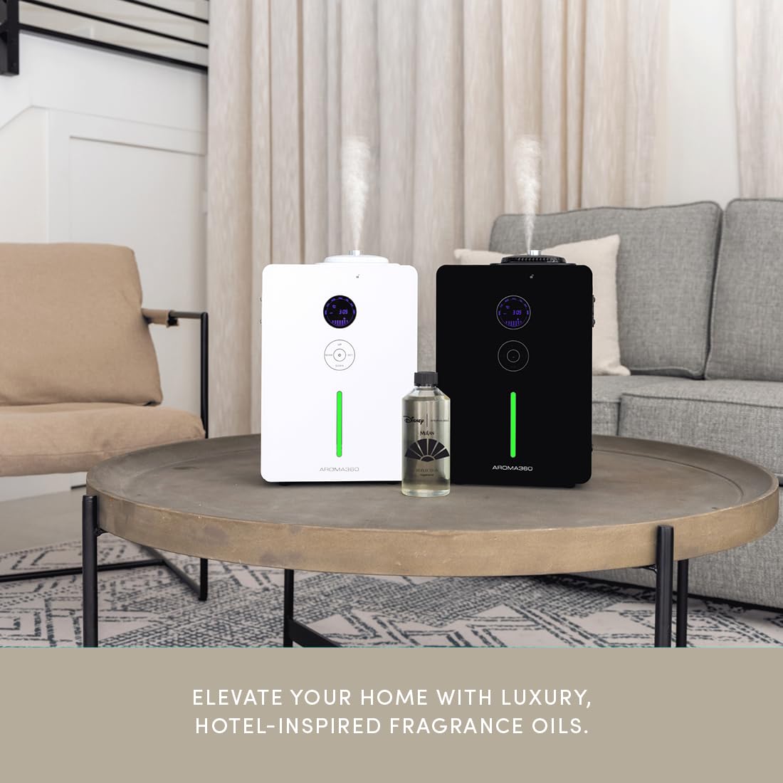 Hotel-inspired Aroma360 fragrance oils collection for home fragrance