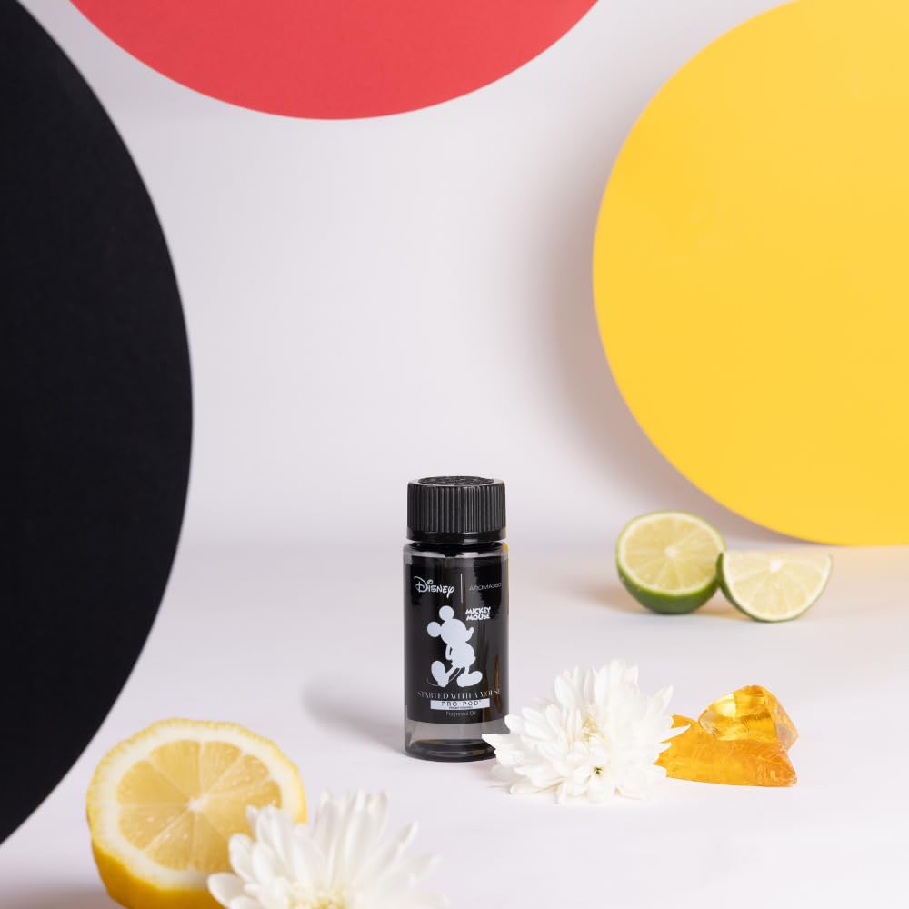 Ocean and jasmine notes artwork for Started With A Mouse fragrance