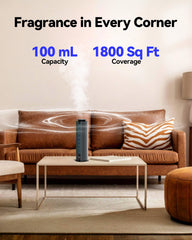 Aromadd diffuser installed in a modern home office setting