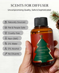 Aromadd Christmas Tree Diffuser Oil bottle cap close-up