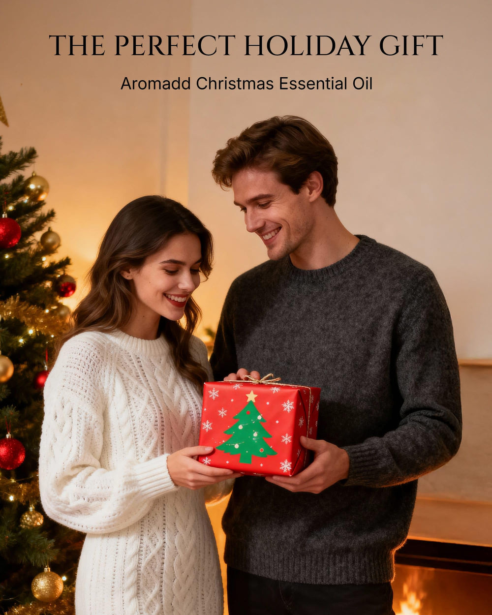 Aromadd diffuser oil in a cozy living room scene