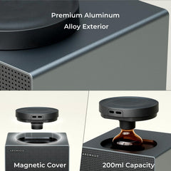 Aromadd diffuser with power adapter and clean cables