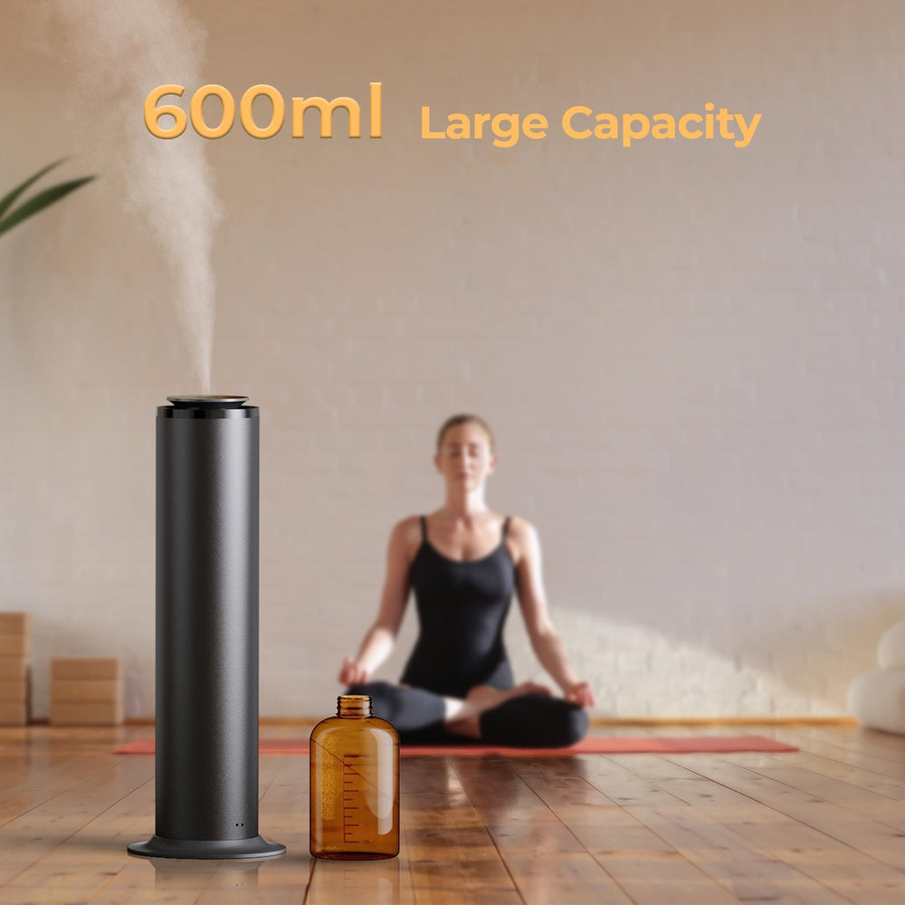 Aromadd diffuser demonstrating large coverage up to 2800 sq ft
