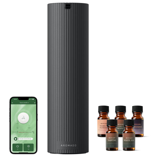 Aromadd Scent Diffuser Starter Kit black front view