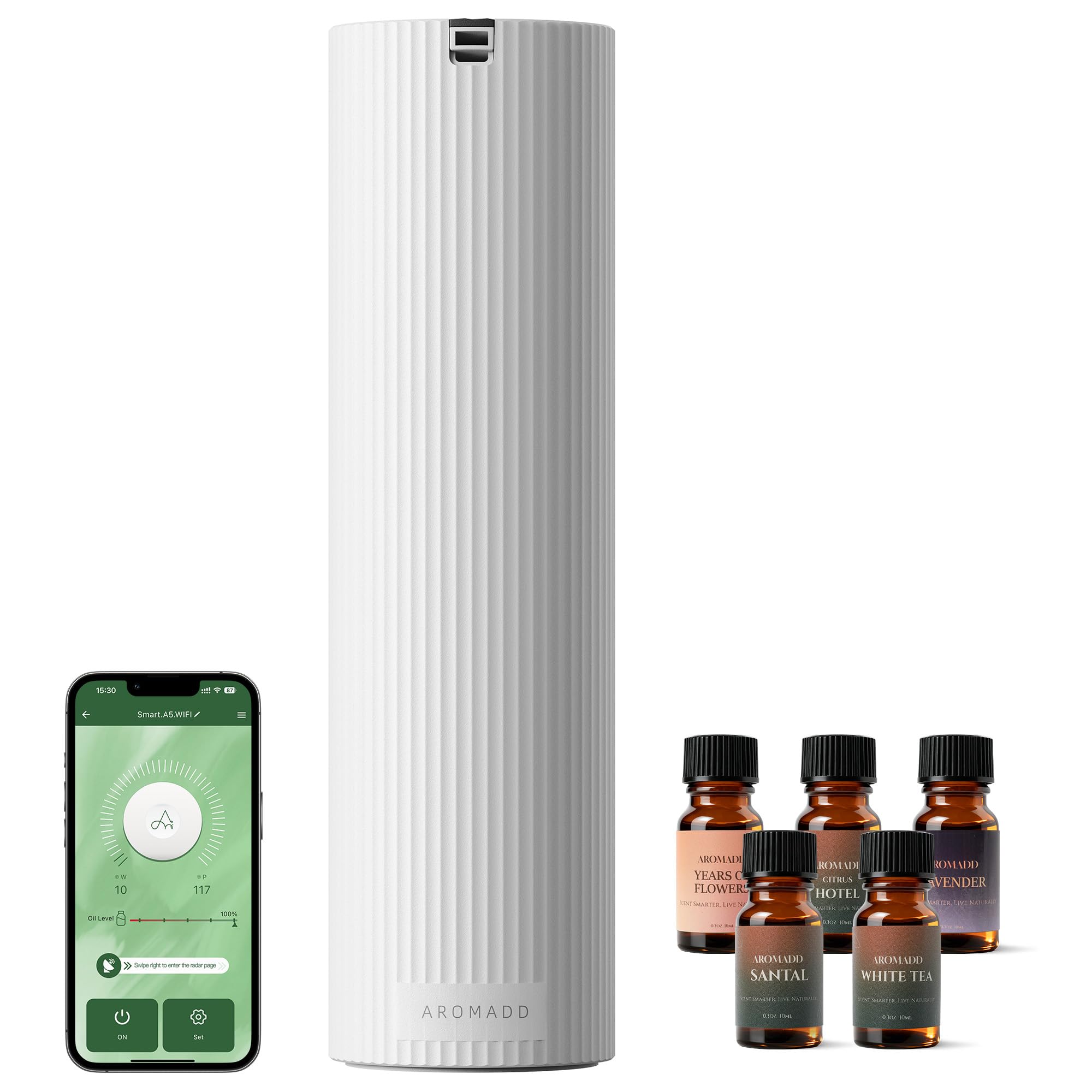 Aromadd Scent Diffuser Starter Kit White - front view