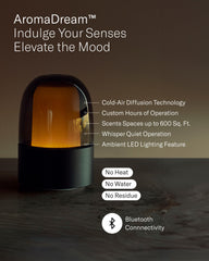 AromaDream LED ambient lighting on diffuser
