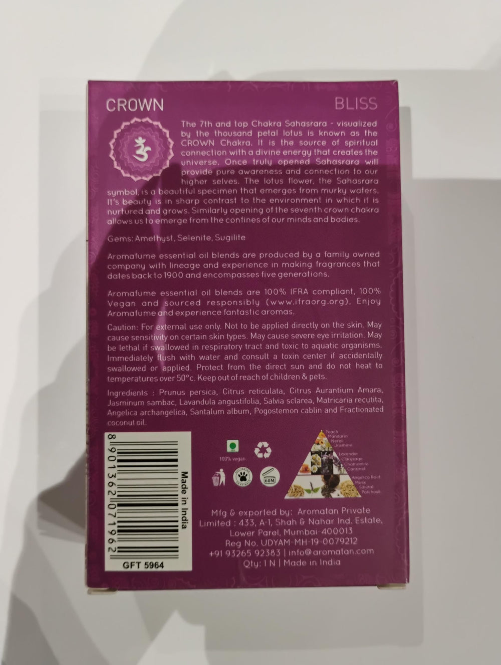 Gift-ready Aromafume 7 Chakra Roll-On Set