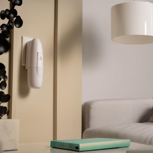 AromaPlan white diffuser side profile