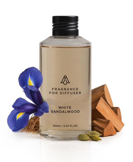 AromaPlan White Sandalwood fragrance oil bottle 5oz - Winter Collection