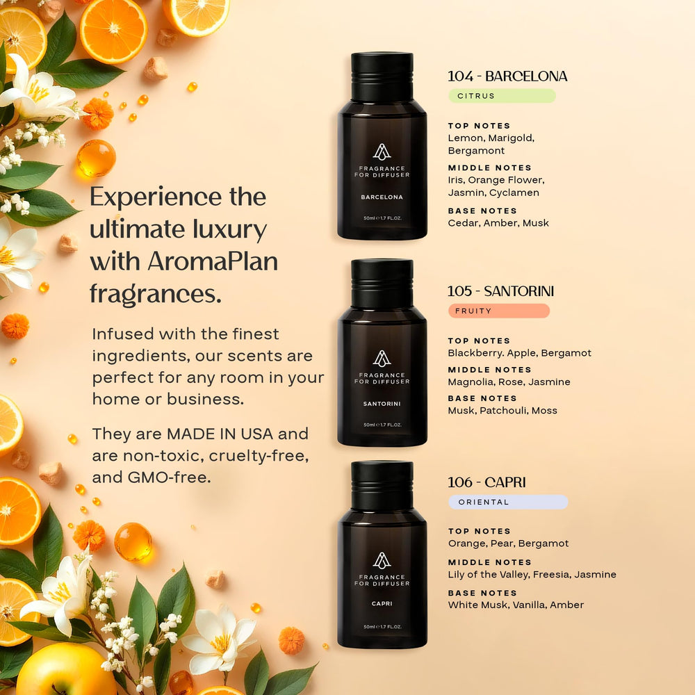 AromaPlan Destinations Collection 3-pack front view
