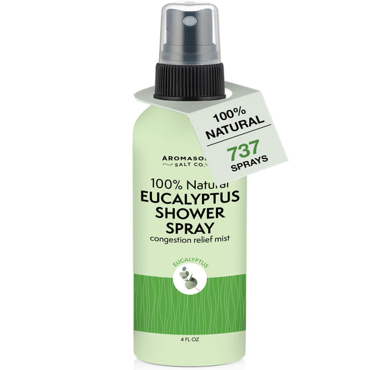 Aromasong Eucalyptus Shower Spray bottle - front view
