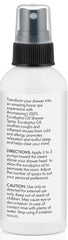 Shower, sauna, and steam room usage with eucalyptus spray