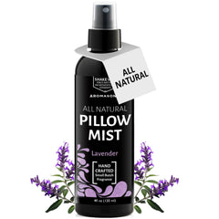 Aromasong Lavender Pillow Spray bottle with label on white background