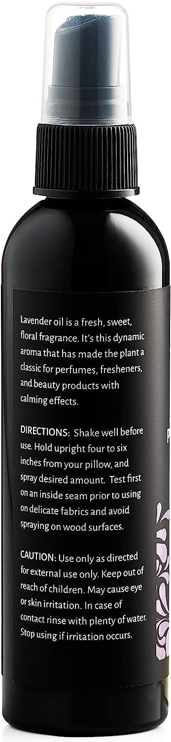 How to use Aromasong Lavender Pillow Spray with spray bottle and directions