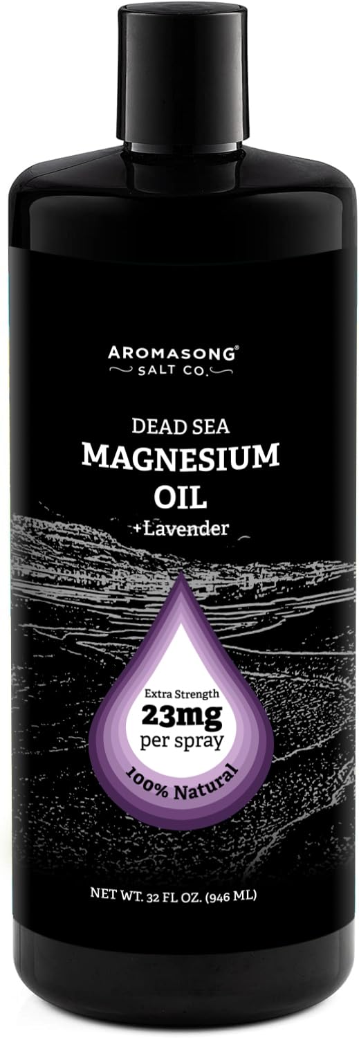 Aromasong Magnesium Spray Lavender 32 oz refill bottle