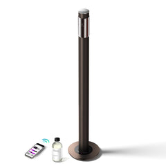 AROMASOUL 40-inch waterless diffuser front view shows premium brown finish