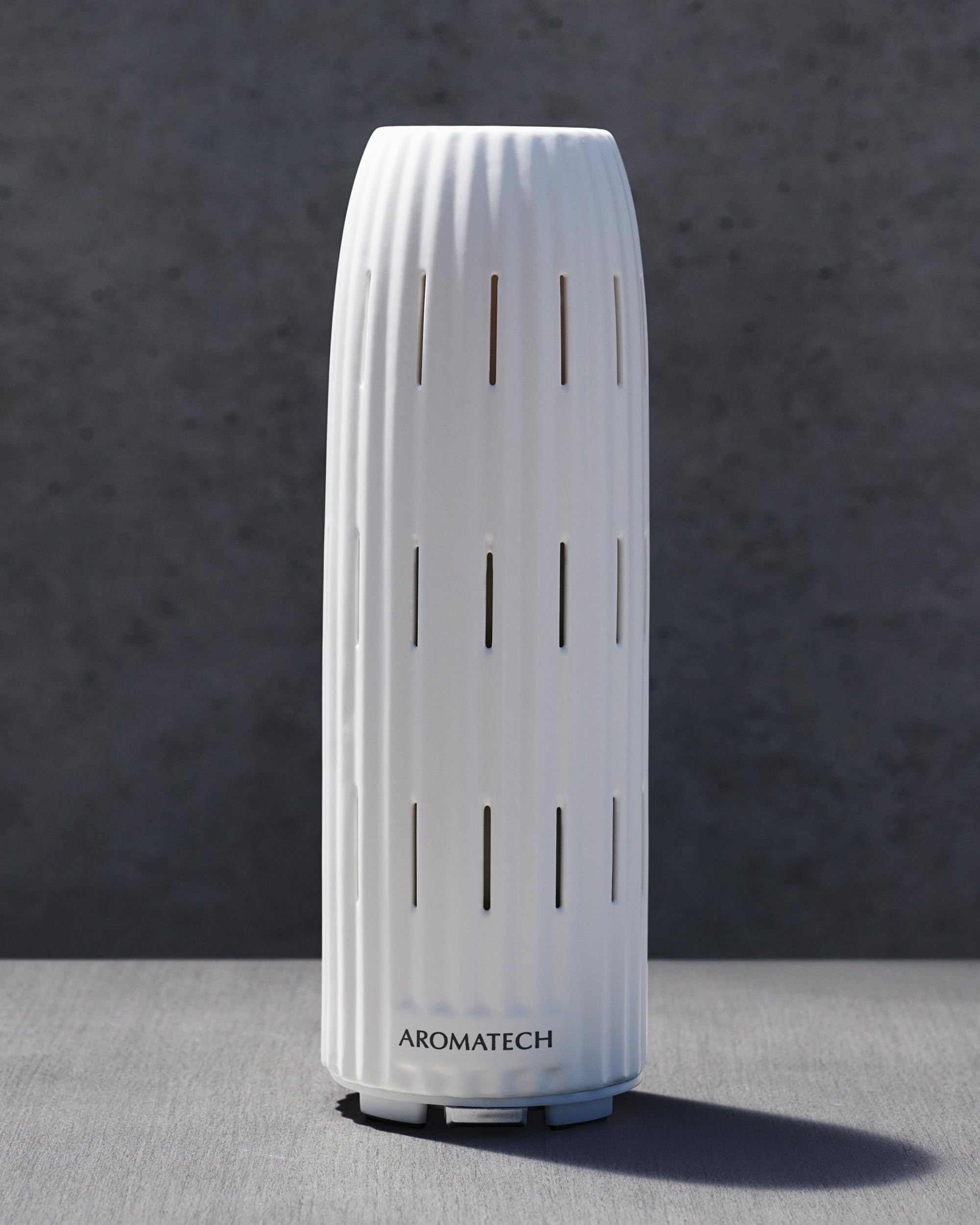 Side view of AromaTech Ambience Diffuser White Stone