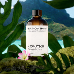 Tropical notes of fruits, frangipani, and coconut in Bora Bora Serenity