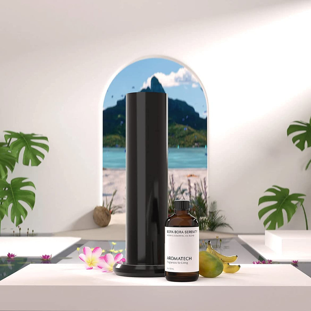 Ultrasonic diffuser using Bora Bora Serenity essential oil blend
