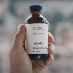 120ml diffuser oil bottle labeled The Hotel